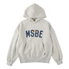 MSBE College Satin徽標連帽衫