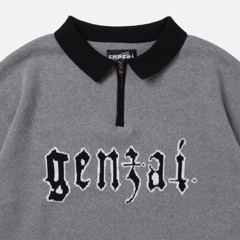 old genzai knit polo