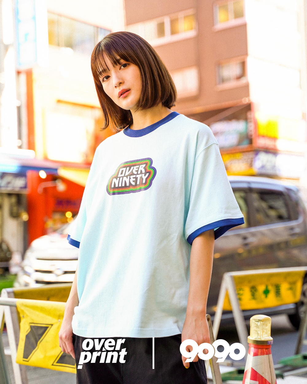 9090 × over print Ringer Tee – YZ 9090 × over print Ringer Tee – YZ