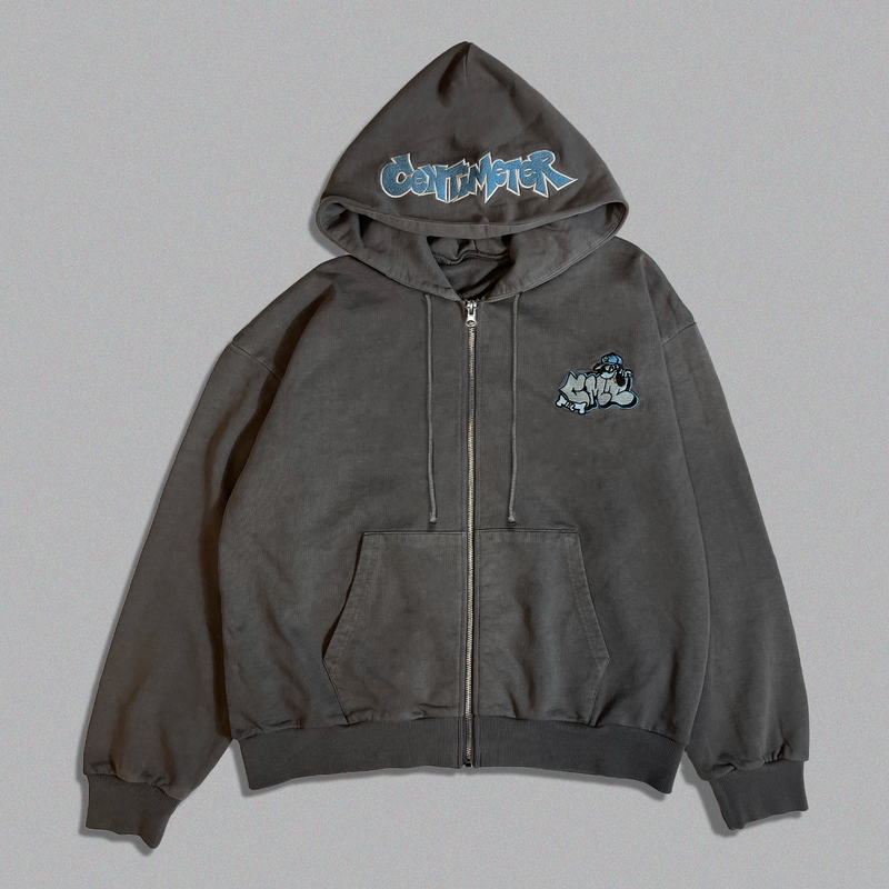 Grabbing zip hoodie – YZ